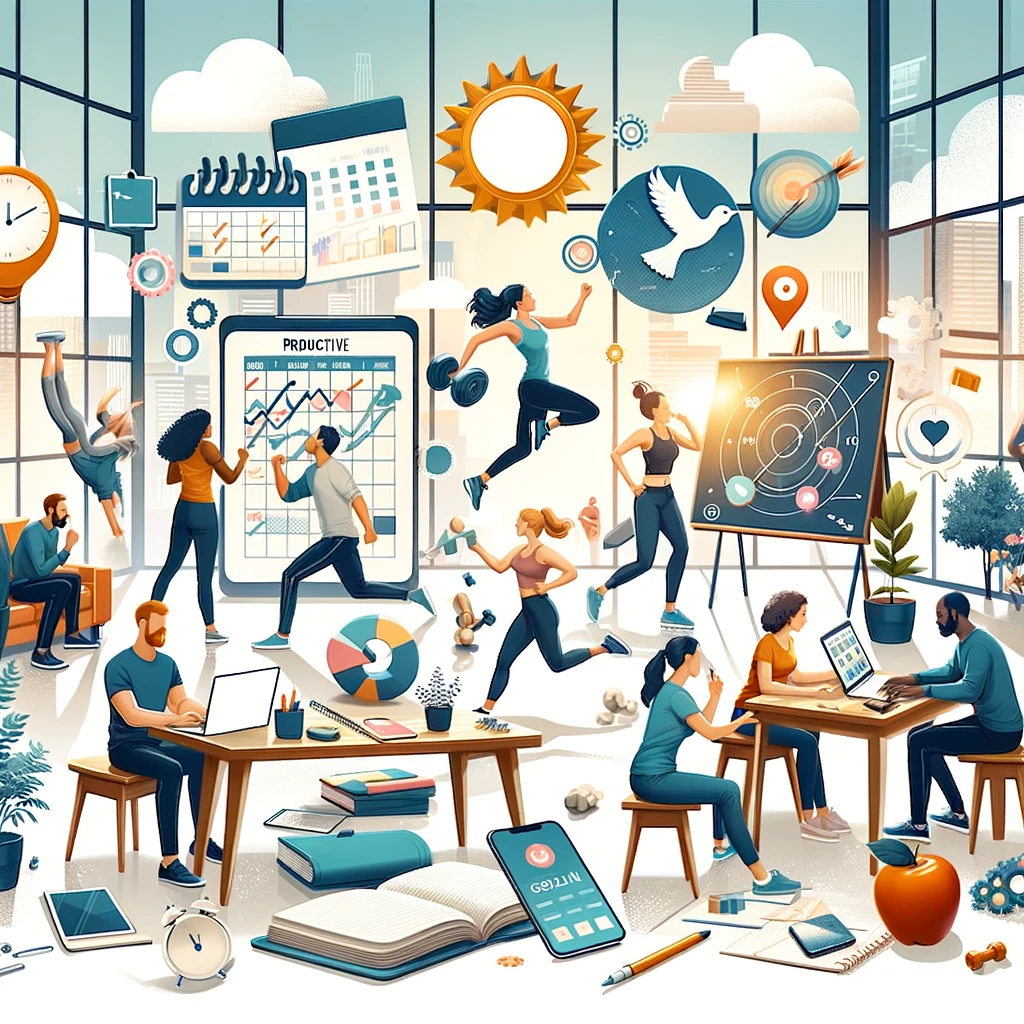 Setting goals address Time management issues